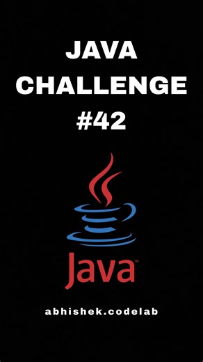Abhishek’s CodeLab on Instagram: "💻 Java Challenge 42 Same values. Same operations. Different result 😈 Comment Queue or Stack? What’s the output? 👇 👉 Story reveals the truth! 📌 Save this for daily Java challenges ➡️ Follow @abhishek.codelab for more #java #code #coding #softwaredevelopment #softwaredeveloper"