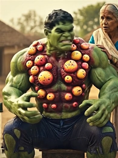 HULK VS SARDI 🤣😂. #kidscartoons #aistory #hulk #foryou #2danimation