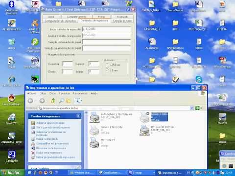 Setting up a Bematech printer