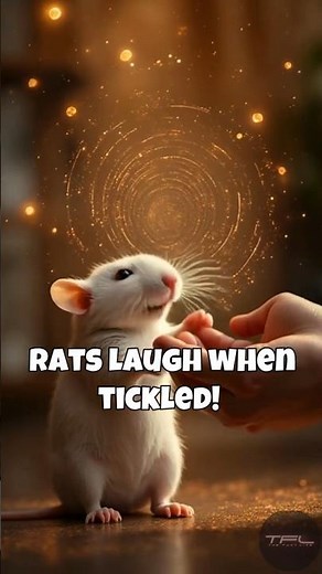 Rats Laugh When Tickled! 🐀