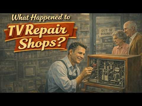 What Happened to TV Repair Shops? He Fixed 40,000 TVs. Nobody Said Goodbye