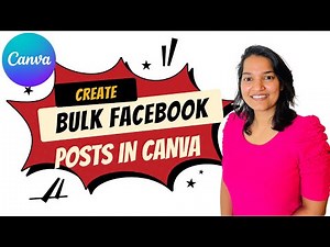 How to Create Facebook Posts in Bulk with Canva : Bulk Facebook Post Creation with Canva