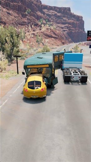 Dangerous Maneuver Ep.279 | Car Crash - BeamNG Drive