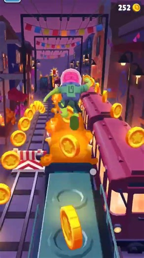 Alien Run in Subway Surfers 🚇 #shorts #subwaysurfers