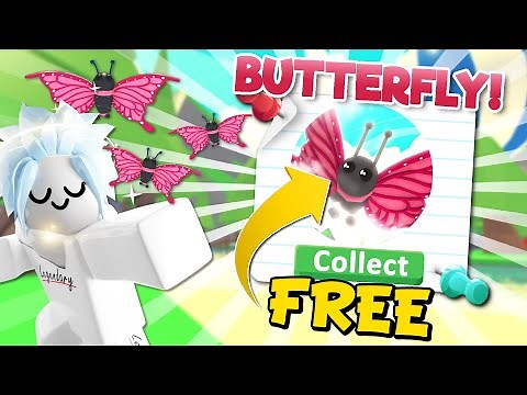 HOW TO GET THE BUTTERFLY PET in Adopt Me 🦋 4th Birthday Pet Butterfly Giveaway (Roblox)