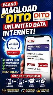 Paano Magload ng DITO Unlimited Data Internet | Legit WoWFi PRO 790 Promo 2026