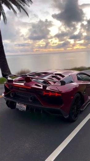 🌅 $2.5K Lamborghini Aventador Sunset Run Along Coast! 🏎️🔥