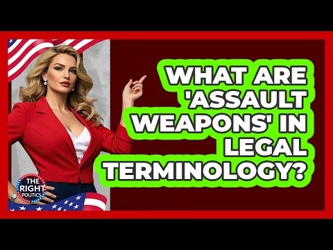 What Are 'assault Weapons' In Legal Terminology? - The Right Politics
