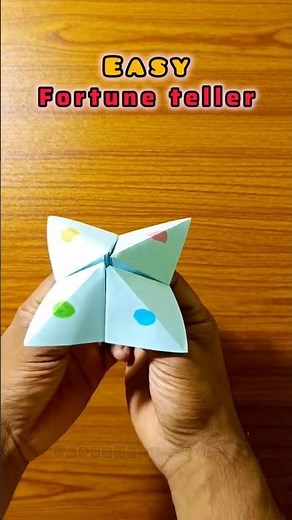How to make paper fortune teller | origami fortune teller | Diy easy fortune teller #fortuneteller