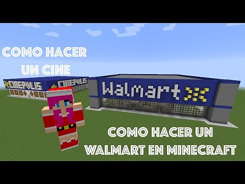 Como Hacer Un Walmart Moderno En Minecraft (PT1)