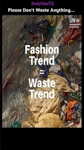 Trends come and go, but the waste stays… piling up in landfills and polluting our planet. #fashion