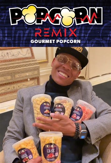 Available now in our #TikTok shop. If you happen to run into #RonDevoe while he’s out on tour with New Edition ask him about his favorite #Popcorn company. You can get yours now #fyp #gourmetpopcorn