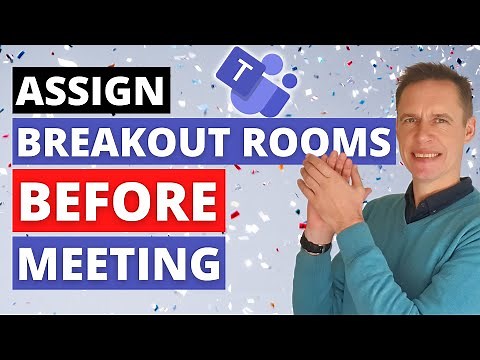 Assign Participants to Breakout rooms BEFORE the meeting in Microsoft Teams | NEW FEATURE 🚀