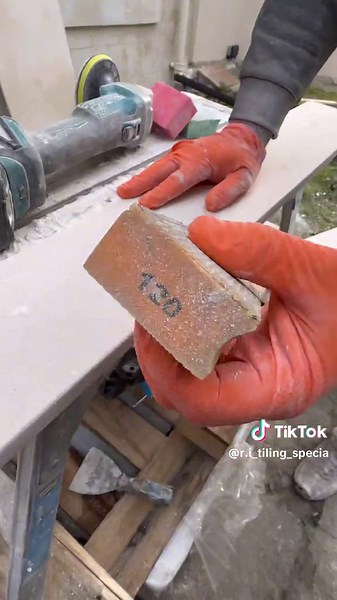 How to Polish Limestone with Grinder and Hand Sanding Pads