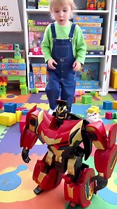 4.4K views · 473 reactions | ➡️烙 One-button magic: this RC car instantly transforms into a robot with 360° drift, sound & light effects—double the play, double the fun!  Looking for the ultimate gift? Remote car, robot mode, immersive lights & sounds—this two-in-one toy thrills both boys and girls! ️ | Alisonshop | Facebook