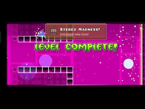 Geometry dash first level stereo madness