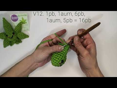 Hojita Mary Amigurumi / Sweet Weed Leaf por Sweety Crochet