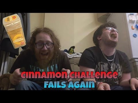 CINNAMON CHALLENGE FAILS AGAIN!!