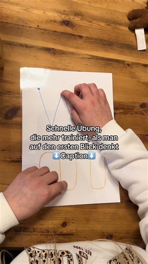 Diese Übung trainiert: • Feinmotorik • Auge-Hand-Koordination • Graphomotorik • Konzentration & Ausdauer • Raum-Lage-Wahrnehmung • und vieles mehr #ludwigfreseniusschulen #bildungmeinerzukunft #ausbildung #ergotherapie #übung #tiktoklernt #fyp