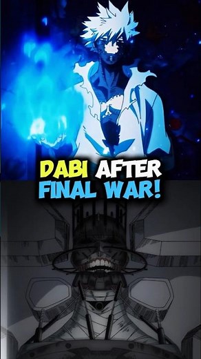 What Happened to Dabi After the Final War? #anime #manga #mha