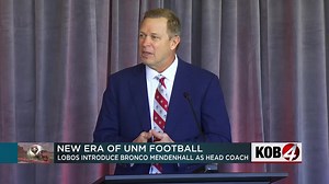 Lobo Nation welcomes new head football coach Bronco Mendenhall