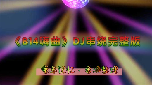 B14嗨曲DJ完整版-有钱也买不到的经典DJ串烧