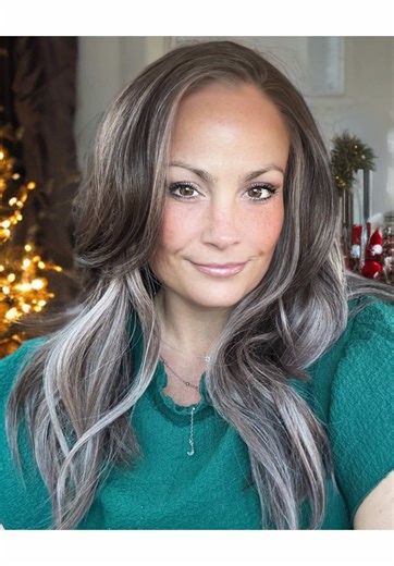 Dark Hair and Braided Pigtails for Winter Style