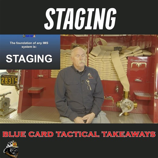 🚦 Blue Card Tactical Takeaway: Level 1 Staging Level 1 Staging is a quick, disciplined process that allows the IC to control the front end of the incident. Why it matters: • Positions companies at the best location • Aligns resources with incident priorities • Reduces freelancing and duplication of effort • Targets the incident’s critical factors early It’s fast. It’s simple. And it gives the IC the leverage to deploy companies with purpose—not guesswork. Learn more about how the Blue Card syst