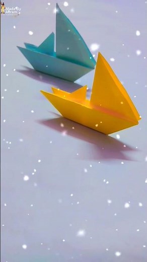 DIY Paper boat ⛵ for kids || Craft for kids || #kidscraft #trending #shorts