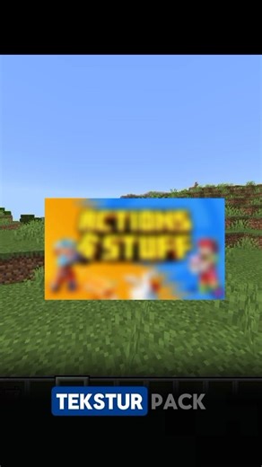 Texture Pack Action Stuff 🔥 | Bikin Minecraft Jadi Beda Banget#minecraft#mcpe #texturepack#actionstu