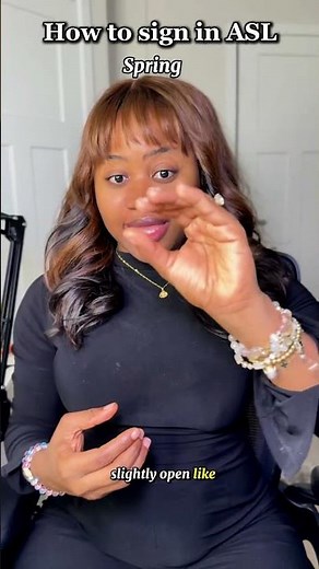 How to sign “spring” in ASL. #asl