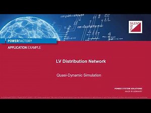 PowerFactory – LV Distribution Network – Quasi-Dynamic Simulation