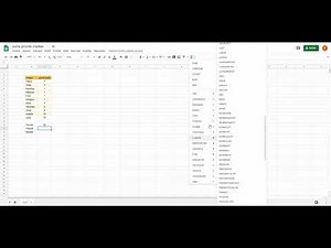 Google Tabulky - Funkce Suma, Průměr a Medián