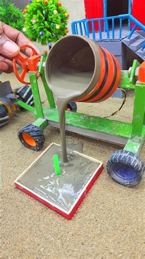 DIY Tractor Construction Borewell Submersible Machine | #shorts #construction #waterpump