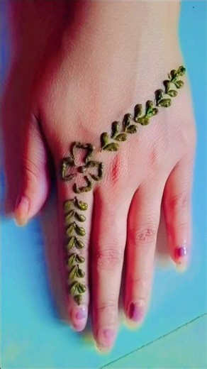 Very Easy mehandi design #mehndi​ #henna​ #mehandidesign​ #letestmehndi