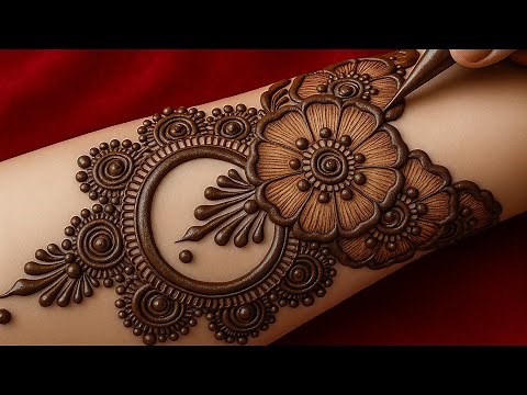 Very Easy Stylish Mehndi Design||New Arabic Mehandi Designs||Mehndi Design Simple Arabic||Mehndi