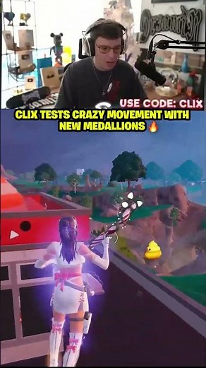 Clix TESTS crazy movement with NEW medallions 🔥