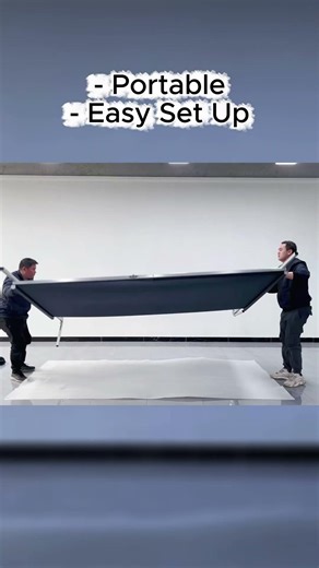 Portable, light absorbing 💡 Projector Screen! The Light‑On CLR® 5 😎 #projectorscreen #projector