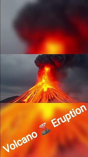 Volcano eruption | Science With AI|Volcano Blast Power 🤯 Nature’s Atomic Bomb!