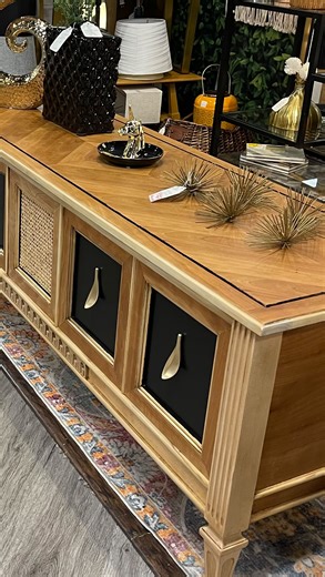 Don’t replace it — revive it. This console didn’t need replacing — it needed reviving. Sustainability isn’t just about recycling — it’s about reimagining what you already have. With time, patience, and creativity, you can transform a tired piece into a modern showstopper. 🖤 Use what you have. 🎨 Refinish. Refresh. Refine. ♻️ Because the most sustainable design starts at home. #DIYFurniture #SustainableStyle #FurnitureFlip #ModernBoho #BeforeAndAfter #HomeDecorInspo #UpcycleYourStyle #MacworksFu