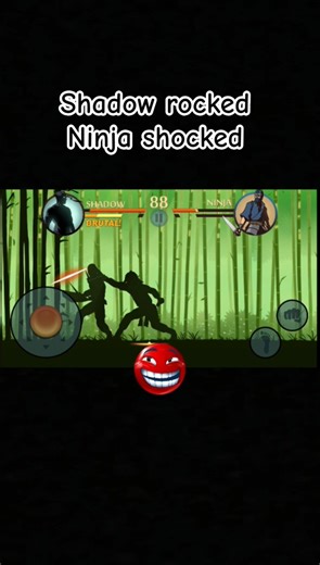 Shadow rocked 😈 Ninja shoked 😱 #shadowfight2