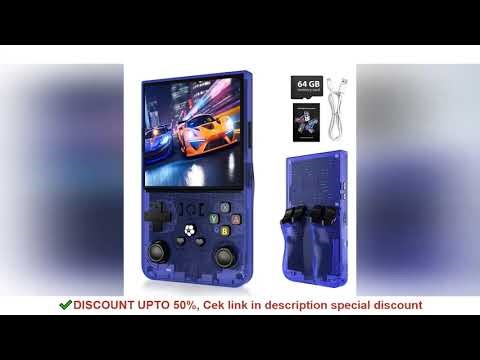 R36 Max Original Console Handheld Game Players 4inch IPS Screen Open Source Console Retro Pocket