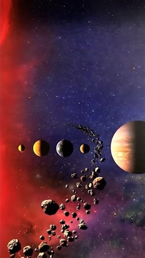 The asteroid between Mars and Jupiter #asteroid #mars #jupiter #solarsystem #planetary #universe