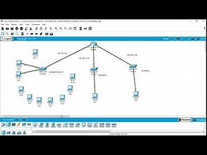 Practica 1 en Packet tracer; Creación de tres subredes (Administrativos, Docentes y Alumnos).