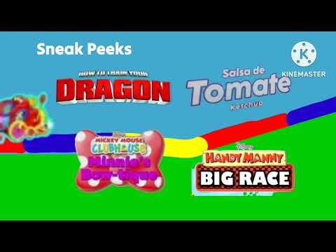 Minnie's Tune Train Sneak Peeks Menu Act 1-2