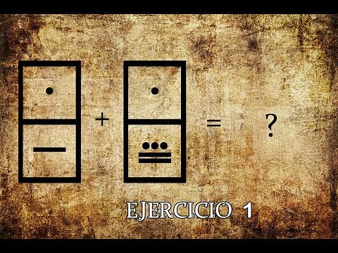COMO SUMAR NUMEROS MAYAS | Ejercicio 1