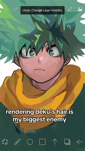 Rendering Deku's Hair: The Ultimate Challenge