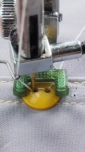 189K views · 822 reactions | sewing button using a semi portable sewing machine #sewing | Mugi Wiyono | Facebook