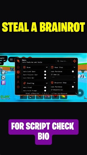 WORKING RIFT HUB Steal a Brainrot SCRIPT #robloxscript #stealabrainrot #stealabrainrotscripts