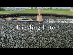 Trickling Filter at the wastewater treatment plant (utilities)
